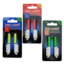 릴대 끝보기 전자케미 / 스마트 입질감지기 배터리전지, 끝보기 전자케미(일반형) 2매입 녹색