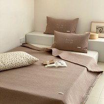 판타지 여름 쿨 퀼트 3 피스 세트 인스타그램 한국식 페어리 코튼 자수 세척 코튼 베드 커버 3 피스 세트 두꺼운 침대 시트