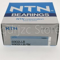NTN 홈 볼 베어링 6902LLB/2AS 6902LB 61902-2RZ 6902VVCM 6902-2RU 15mm X 28mm 7mm 10 개