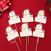 30/100 pcs 세트 크리스마스 베이킹 카드&베이킹컵 머핀컵 케이크 종이컵 디저트 종이컵 포장지 산타클로스 눈사람 엘크 가정용 베이킹 일회용 종이용기, B-30매(글씨를 쓸 수 있음), 베이킹 카드