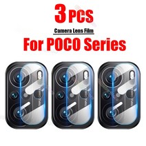 아이폰 갤럭시 호환 강화 필름3PCS 카메라 렌즈 화면 보호기 샤오미 Poco f3 X3 X4 F4 GT M4 m3 f2 프로 필, 15 For Poco F4_01 3 조각