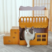 고놈참 고양이 원목 스크래쳐 하우스
