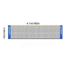 휴대용 배드민턴 네트 지주 세트 배구 테니스 easy set up tennis training tool for training 실내 야외 스포츠, 4.1m