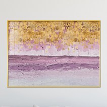 아트블루 풍수 인테리어 황금 나무 숲 추상화 그림 액자, 4번 황금 추상화 핑크 그림H