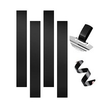 4pcs 폴리에스테르 필름 스트랩 블랙 스네어 와이어 드럼 스트립 트래핑 키트 14인치 드럼용 벨트