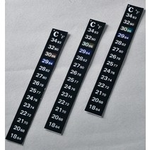 Lovely 수족관 스트립 스티커 물고기 필름형 온도계, 온도계SB001002