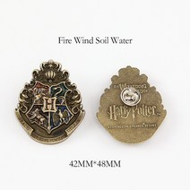 Guohong해리 포터 대학 배지 Gryffindor 애니메이션 브로치 Ravenclaw Slytherin 정장