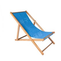 썬배드 선배드 접이식썬베드 선베드 야외용의자 테라스 비치 수영장 해변용 체어, 하늘색