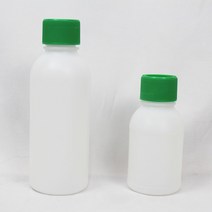 (50개) HDPE 250/500ml 안전캡 원형 공병 화공 농약소분 병 통, 500ml