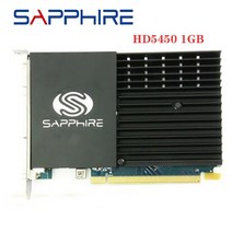 사파이어 HD 5450 1GB 그래픽 카드 GPU AMD 5400 데스크탑 비디오 Radeon GDDR3 HDMI 중고, 한개옵션0