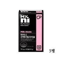 마이니 간에다밀크씨슬 밀크시슬 헛개 추출물 간건강 영양제 보조제 실리마린 효능 간에좋은 피로 체력 오미자 레드비트 울금 일동제약, 5병, 30캡슐