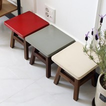 식물 진열선반 화분대 사각 우드스툴 귀여운의자 내츄럴 감성 일인쇼파, 그레이