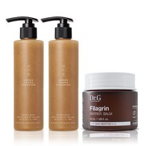 원더바스 레몬청 클렌저 200ml 2개+닥터지 필라그린 배리어 밤 50ml_B, 상품+증정품