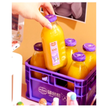 델몬트x쿠로미 미니병&굿즈(그립톡+파우치+키링)패키지