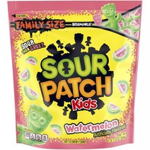 사워패치 소프트 & 츄이 캔디 키즈 워터멜론 패밀리 사이즈, 1개, 816g