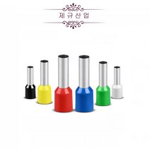 펜홀단자 1SQ-8mm적색(10개) 압착 엔드PG 터미널 절연