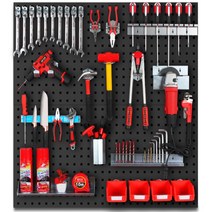 벽걸이 공구걸이대 만능걸이판 후크 공구진열 판넬, 1500x450 두께1.2mm(컬러 배송메모), 1개