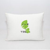 발란스코드 tesla 테슬라 모델 3 S X 자동차 헤드 베개 허리 쿠션 내장 방석 스웨이드, 1 건, 허리가 흰색에 기대다