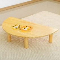 D42 숲속 친구 반달 어린이 책상