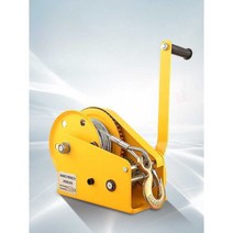 핸드 윈치 도르래 호이스트 윈찌 소형 리프트, 1200lb x30m와이어 로프 + 후크