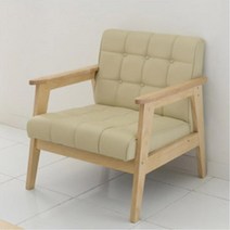 엔틱 인조가죽 1인용쇼파 퀼팅 pu소파 실용적 sofa, 앤틱, 블랙