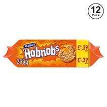 Mcvities 맥비티 Hobnobs 홉놉스 비스킷 비스켓 과자 255g 12팩