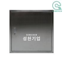 금강산업 스텐 점검구(벽면용) (1EA), 반광, 은색