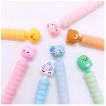 시시네잡화점 말랑말랑 동물 캐릭터 귀여운 샤프 필기도구 문구덕후 초등학생 중학생 선물, 1번 오리 샤프