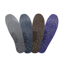 헤라칸 실리골드 발열 지압 깔창 발지압 통풍 신발깔창, 퍼플, 퍼플