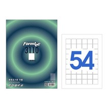 [TOP100] 폼텍 인체 무해 도서 제품용 라벨 LS-3110 100매 12391EA, 본상품선택