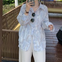 [랜덤플레이] 빈티지 페인팅 셔츠