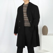 키작은 남자 코트 핸드메이드 체스터필드 더블 반코트