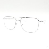 [MYKITA] 마이키타 TOBI 051 얇은 투브릿지 사각 실버 가벼운 메탈 안경테