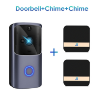 wifi doorbell smart home 전화 카메라 ir night vision security video intercom 720p hd for 아파트, 협력사, 옵션 2, 우리 플러그