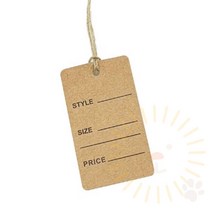 단디 크라프트 의류 택 100P 옷택
