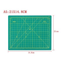 사무용 작두 재단기 미니 소형 제초®공예 절단 도구 종이 잼 패턴 조각 칼 가죽 패브릭 커터 DIY 드롭, 04 A5 Cutting Board