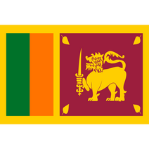스리랑카 국기 깃발 게양용 선물용 응원용 세계국기, 90x60cm