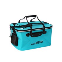 스카이블루 EVA DL 접이식 밑밥통/살림통/크릴백, 36cm 접이식