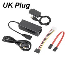 외장cd롬 외장 odd dvd cd 롬 리더기USB 2.0 IDE SATA 2.5 3.5 인치 HD 하드 드라이브 어댑터 변환기 4 핀, 05 Uk Plug