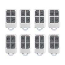 Fuers 무선 고성능 휴대용 원격 제어 4 버튼 키 체인 와이파이 GSM 홈 보안 경보 시스템, 05 8 pcs