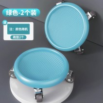 슬라이드 4륜 디스크 헬스 바퀴 달린 복근 핵심역량 백익스텐션, T06-2개한세트 그린색 정음 업그레이드형