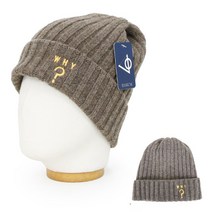 베이직엠 남성 여성 겨울 니트모자 비니 니트 WHY