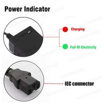 전기 팩 부품 DIY 호환 변환 54.6V 4A 리튬 이온 배터리 충전기 48V 13S Kugoo G1 스쿠터 휠체어 자전거, 07 IEC, 04 AU