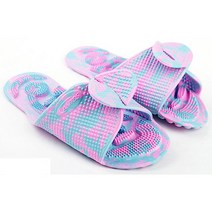 칸토스 양면 지압슬리퍼 EVA슬리퍼 지압실내화 발지압슬리퍼 마블슬리퍼, S (225~235), 1개