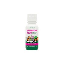 [Natures Plus] 네이쳐스 플러스 애니멀 퍼레이드 멀티비타민 리퀴드 트로피칼 베리 맛 236.56 ml