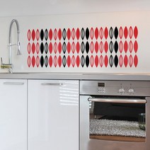 유리문스티커 북유럽패턴2-잎 완-C타입 우드스티커