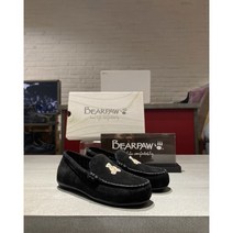 베어파우(BEARPAW) K2078001ND-W HERMINE BEAR 블랙 모카신