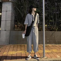 유앤미 여성 츠나기 점프수트 케주얼 패션 멜빵 바지 점프슈트