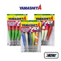 야마시타 옵빠이슷테 4호 야광(5개입) 에깅 에기 오빠이 스테 루어 낚시 채비 소품, 고추장MIX(5개입)