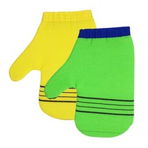 깔끔이 벙어리 장갑 타올 목욕 때밀이 국산 때장갑, 2개(색상랜덤)